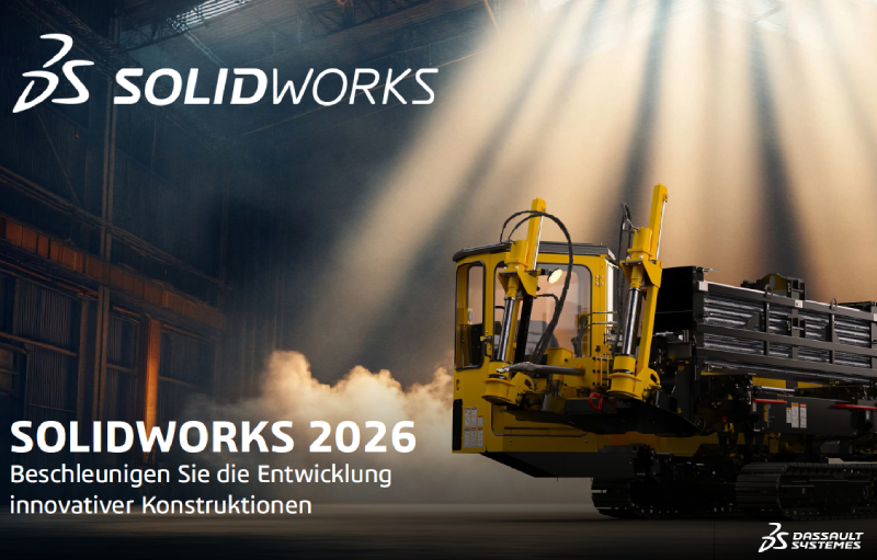 Erleben Sie SOLIDWORKS 2026