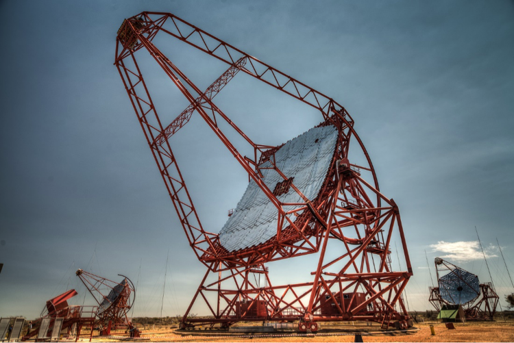 Das H.E.S.S.-Teleskop (High Energy Stereoscopic System), konstruiert von 3D EduWorks Kunden Max-Planck-Institut für Kernphysik.